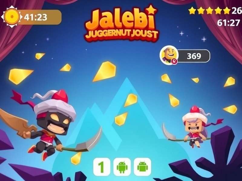 Jalebi Juggernaut Joust Official Banner - Indian Sweet-Themed Action Strategy Game